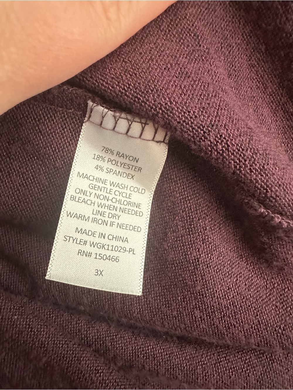 Market & Spruce Plum Knit Sweater - Picture 4 of 4